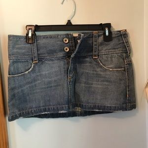 Express denim skirt